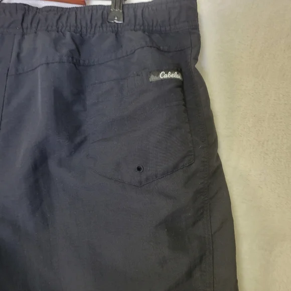 Cabelas Guidewear Cargo Shorts Mens XL Chino Outdoors Dark Blue - Picture 3 of 4